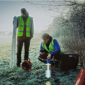 <span class=heading><b>Unearthing the power beneath your feet</b> by David Walls</span><br />Could the discarded remnants of fossil fuel excavation now provide the answer to clean energy? Here, researchers are reading gas probe data prior to sampling and analysing water samples from disused, flooded coal mines, trying to determine those across Scotland with the greatest geothermal energy potential. As a low-carbon heating alternative for most building types, from housing to factories, this work has great potential to help us reach our net zero targets.<br /><span class=small>Image: © 2022 Michael Schiltz</span>.  <span class=small>Collaborators: Michael Schiltz, David Walls, Sean Watson, Simon Walls</span>