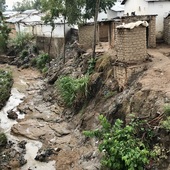 <span class=heading><b>River of dreams?</b> by Tracy Morse</span><br />This river flows through Ndirande township in Blantyre (Malawi) where it collects household, human and commercial waste from indiscriminate dumping and poor construction of toilets. Not surprisingly, our research has shown these rivers to be associated with typhoid transmission, and the environmental distribution of antimicrobial resistant organisms. We are now focussed on working with communities to protect these important riverine systems and reduce the risk of disease transmission. <br /><span class=small>Image: © 2021 Tracy Morse</span>.  <span class=small>Collaborators: Kondwani Chidziwisano, Derek Cocker, Nicholas Feasey and Taonga Mwapasa - all were involved in the research development and implementation </span>