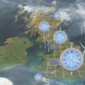 <span class=heading><b>Synchronicity and the Future Grid</b> by Jonathan Fallman</span><br />The UK’s net-zero climate commitments mean the grid must close remaining fossil fuel power plants and adapt to increasing weather extremes. To help enable this without compromising consumers’ stable power supplies, we must master the control of power plant synchronicity in a renewables-dominated grid. Our research uses computer simulations and machine learning to contribute to knowledge about synchronicity and blackout avoidance during disturbances, such as weather extremes and plant failures.<br /><span class=small>Image: © 2022 Jonathan Fallman</span>