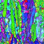 <span class=heading><b>The art of greening electronics</b> by Priscila Valverde Armas</span><br />This microscopic image of copper may hold the key to revolutionising the microelectronics industry. As the main metallic coating for electrical connections, current copper production is abundant but environmentally damaging. However, Strathclyde is investigating the use of deep eutectic solvents – a type of organic salt – to create metals with better properties. This could eliminate the need for many toxic chemicals currently used, decrease process water consumption and reduce manufacturing costs.<br /><span class=small>Image: © 2019 Priscila Valverde Armas</span>