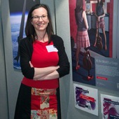 <span class=heading><b>2014</b></span><br /><p class=int>Business and Industry category winner Nicola Cairns with her image &rsquo;All the Worlds a Stage&rsquo;.</p><span class=small>Image: &copy; 2014 Guy Hinks</span>