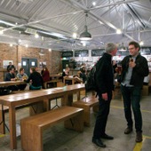 <span class=heading><b>Drygate Brewery</b> by Guy Hinks</span><br /><p class=int>The wonderful exhibition space at the Drygate Brewery in Glasgow.</p><span class=small>Image: © 2024 Guy Hinks 2015</span>