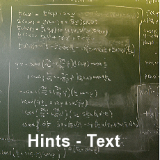 Hints - text